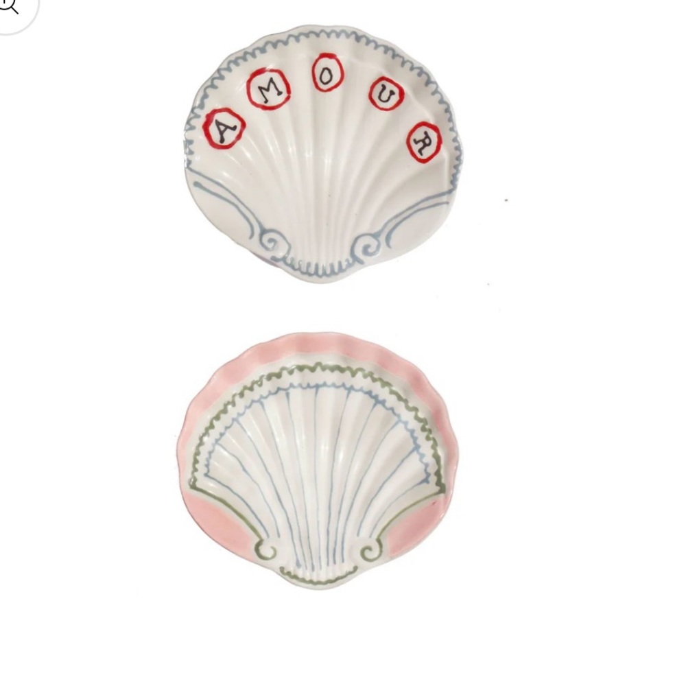 Laetitia Rouget Amour Shell Dishes Set of 2
